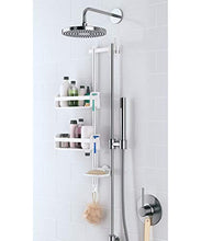 Umbra Flipside Portaoggetti da Bagno, Resina, Bianco, 76.2 x 20.32 x 11.43 cm
