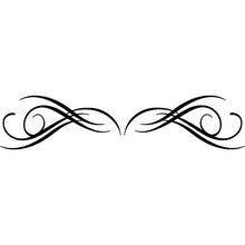 T-MK347 - Adesivi per testiera del letto, 42 x 190 cm, colore: Nero