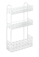 Metaltex Porta Cosmetici Rettangolare Arredo Bagno e Accessori, Metallo