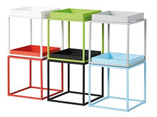 Inter Link Lounge C01 Tavolino, Metallo, Arancione, 35 x 35 x 40