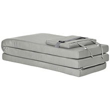 Beautissu Cuscino per Sedia a Sdraio LoftLux DC 175x45x5cm - Cuscino Imbottito sfoderabile per sedie e poltrone da Giardino - Cuscino da Giardino o da Mare - Cuscino per Sdraio da Esterni - Grigio