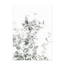 RRTYA - Poster su tela con pianta di eucalipto di lavanda e pianta (03,60 x 80 cm, senza cornice)
