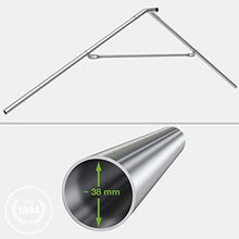 TOOLPORT Tendone per Feste e Eventi 4x4 m Gazebo Matrimonio - Bianco - Molte Misure - Premium Bianco-Verde