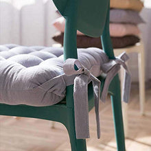 L.TSN Cuscini per mobili da Giardino, Cuscino per Sedia, Cuscino per Sedile in Vimini per Interni/Esterni con Lacci per Antiscivolo, Morbido e Confortevole, Cucina da Giardino di casa, 45 x 45 c