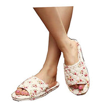 Black Temptation Pantofole Eleganti da Donna con Bellissimi Fiori Stile Pantofole