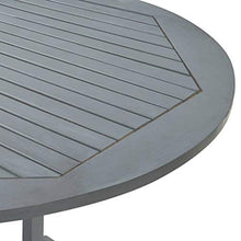 E E-NICES Tavolo da Giardino Grigio 200x100x74 cm in Legno di Acacia