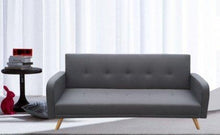 Bagno Italia Divano Letto reclinabile 210x82 Microfibra o Ecopelle Piedi Legno in 4 Colori Modello Rodrigo I - Arredi Casa