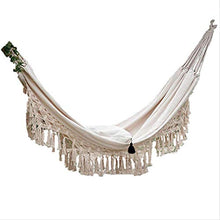 Hamocks Swing Seding Hammock Hammock Grande Rame Frangia Double Deluxe Hammock Swing Sedia Netto Appeso Hanging Hamock moda Gymqian