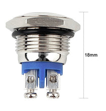 SaySure - 16mm Start Horn Button Momentary Stainless Steel Metal Push