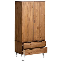 Armadio New York Range in legno massello di pino chiaro