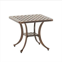 Hmg. Tavolino Rotondo for Esterni in ghisa di Alluminio for Esterni Casual Semplice Europeo in Ferro (Bronzo) (Color : Black)