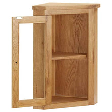 vidaXL - Wand-Eckschrank 45 x 28 x 60 cm Eiche Massivholz