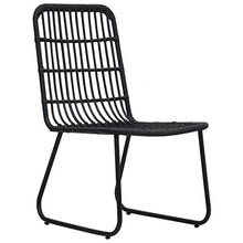 vidaXL Set da Pranzo da Giardino 7 pz in Polyrattan e Vetro