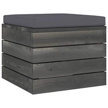 FAMIROSA Set Divani da Giardino su Pallet 6 pz con Cuscini Massello Pino-1851