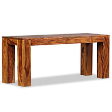 vidaXL Legno Massello di Sheesham Panca Ingresso Rustica Panchina Arredo Casa