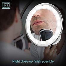 YO-HAPPY Specchio, Multifunzionale Houseld LED 7X Specchio da Bagno per Il Trucco