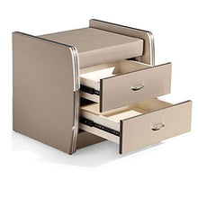 XiuHUa Comodino-Moderno Comodino assemblato Comodino Semplice Bianco Nordico armadietto in Pelle armadietto di stoccaggio mobili Mobili da Camera da Letto (Color : A)