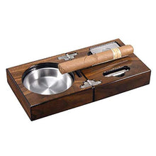 OutingstaRase Pieghevole in legno Cigar Ashtray Portable Set creativo Collezione Tavola delle risorse