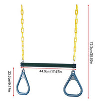 RSGK I Bambini Esercitano Anelli per Il Fitness, Appendiabiti da Portico E Combinazione di Anelli per Ginnastica, Giocattoli per Bambini sulla Terrazza Interna Ed Esterna