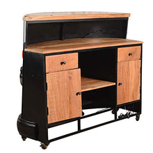 Vidal Regalos Mobile bar Furgoneta Hippy metallo e legno 155 cm