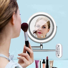 Specchio 7X Trucco LED 2-Face Touch Dimellente Dimellente LED Luci a Muro Specchi da Bagno Specchi da Bagno 8 Pollici