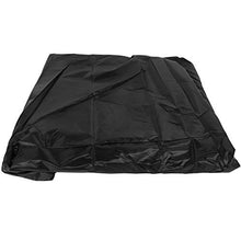 Fodera per sedia, copertura per sedia a dondolo sospesa da giardino impermeabile per esterni, nera 230x200cm