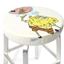 Spongebob - Coprisgabello da bar rotondo per sgabello, lavabile, elastico, per sgabelli rotondi da 35,6 cm