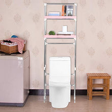 Porta toilette, portaoggetti da bagno a 3 livelli, WC da pavimento per bagno