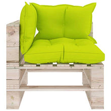 vidaXL Divano Angolare da Giardino in Pallet con Cuscini Legno di Pino
