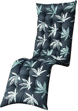 Topstylehouse, 1 cuscino reclinabile in morbido cotone, cuscino per divano da esterni, schienale alto, comodo cuscino antiscivolo, lavabile, facile da pulire (foglia verde, 48 x 120 cm)