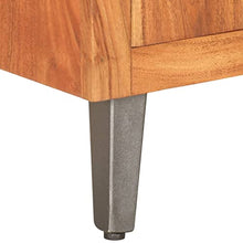 vidaXL Comodino 40x30x50 cm in Legno Massello di Acacia