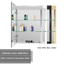 Armadio A Specchio per Bagno con Specchio Luminoso A LED Armadio per Specchio A Specchio per Bagno Armadio A Specchio per Bagno Armadio A Muro per Montaggio A Specchio Interruttore Sensore Luci