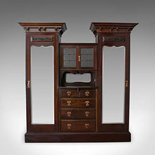 Armadio Antico, Acero e Co, Inglese, Mogano, Vittoriano, Art Nouveau C.1880