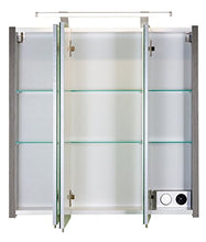 Schildmeyer Armadietto a Specchio, Holz, Grigio, 70.0x17.0x67.0 cm