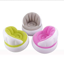 YUEBAOBEI Pouf per Bambini con Sedia Floccata E Divano Morbido Gonfiabile per Bambini,Blu