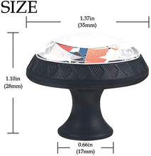 Concetto del Giappone Pomelli per Porta Set di 4 Pomelli per Mobili Manopole per Cassetti Cucina Armadio Vetro
