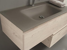 LINEA OGGI APENINO - Set di mobili da bagno contemporaneo effetto legno