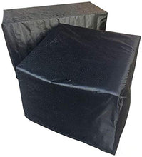 N / A Coperture mobili mobili da Giardino Covers Oxford Polvere Tessuto Esterno di Tenuta Tabella del Capo e la Copertura della Sedia Denaro Nero Esterno all'Interno di 308 * 138 * 98 centimetr.