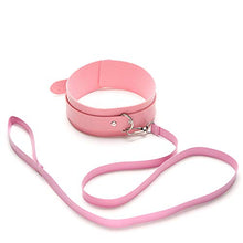 RianGor Set di collari in Acciaio Inossidabile a 7 Pezzi con Pelliccia di Volpe e Coda di Volpe con Clip Neutra (Rosa)