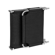 SoBuy® 2 x Sdraio Pieghevole,lettini Prendisole,Schienale reclinabile,Nero,OGS35-SCH,IT