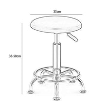 LWW Sgabelli, sgabelli da bar regolabile Altezza Piano Bar Protector sedia con ruote per Cucine,Nero,sezione ordinaria