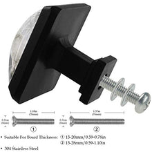 cavallo bianco 3 PCS Pomelli per Porta, Pomolo per Mobile, Pomelli per Mobili con Viti, Maniglia per Armadietto, Pomelli per Porta, Pomelli per Cassetti per Porta, Armadio, Cassetto e Credenza