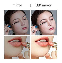 Specchio per Il Trucco Trucco Schermo LED Specchi Tocco Trucco Batteria Interna Tabella Portable Desktop LED Illuminato Specchio Cosmetico Mano