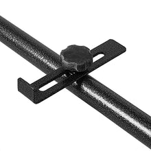 PrimeMatik - Tavolo Rettangolare Regolabile per Balcone 60x36cm Nero