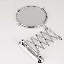 MDSQ Specchio Cosmetic Lo Specchio di Trucco di Bellezza su Due Lati Che Ripiega Lo Specchio d'Argento A 6 Pollici di Bellezza di Specchio della Bellezza del Bagno Lo Specchio di Bellezza