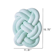 BOENTA Cuscini Decorativi Bambini Cuscino Annodato Cuscino attorcigliato Cuscino Schienale Sedia Cuscino Soffice Cuscino Decorativo per Camera da Letto Green