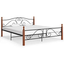 FAMIROSA Giroletto Nero in Metallo 180x200 cm-4937