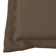 vidaXL Cuscino per Panca da Giardino Grigio Talpa 120x50x3 cm