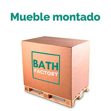 VAROBATH Mueble de baño de 2 Puertas con Lavabo de Ceramica - Modelo Luup (60 CMS, Hera)