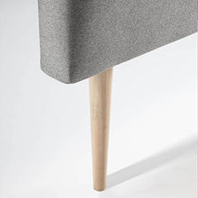 marcKonfort Testiera di Tessuto Oslo 160X60, Grigio